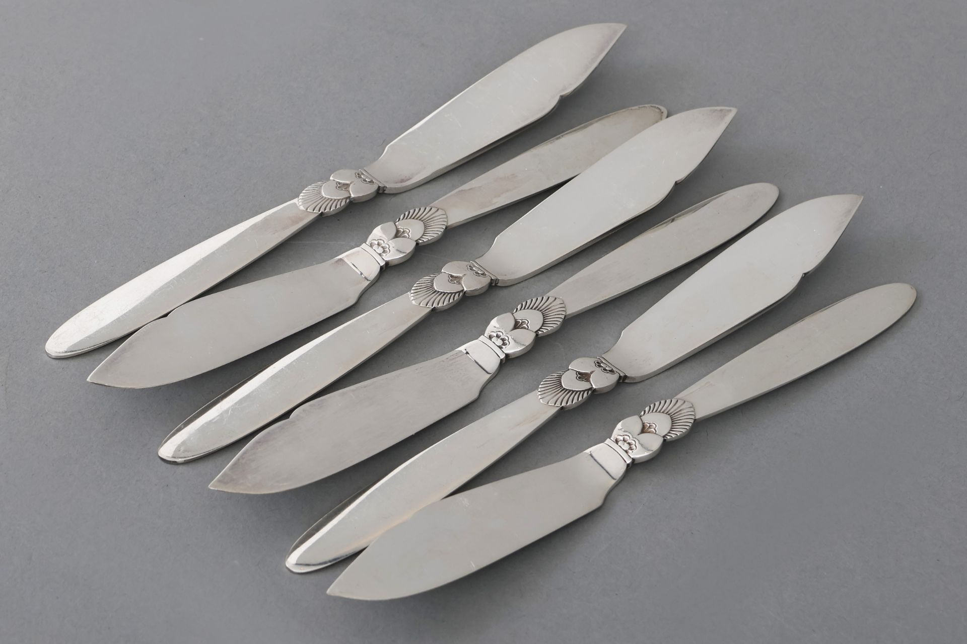 6 GEORG JENSEN (Denmark) ¨Cactus¨ Fischmesser - Image 2 of 6