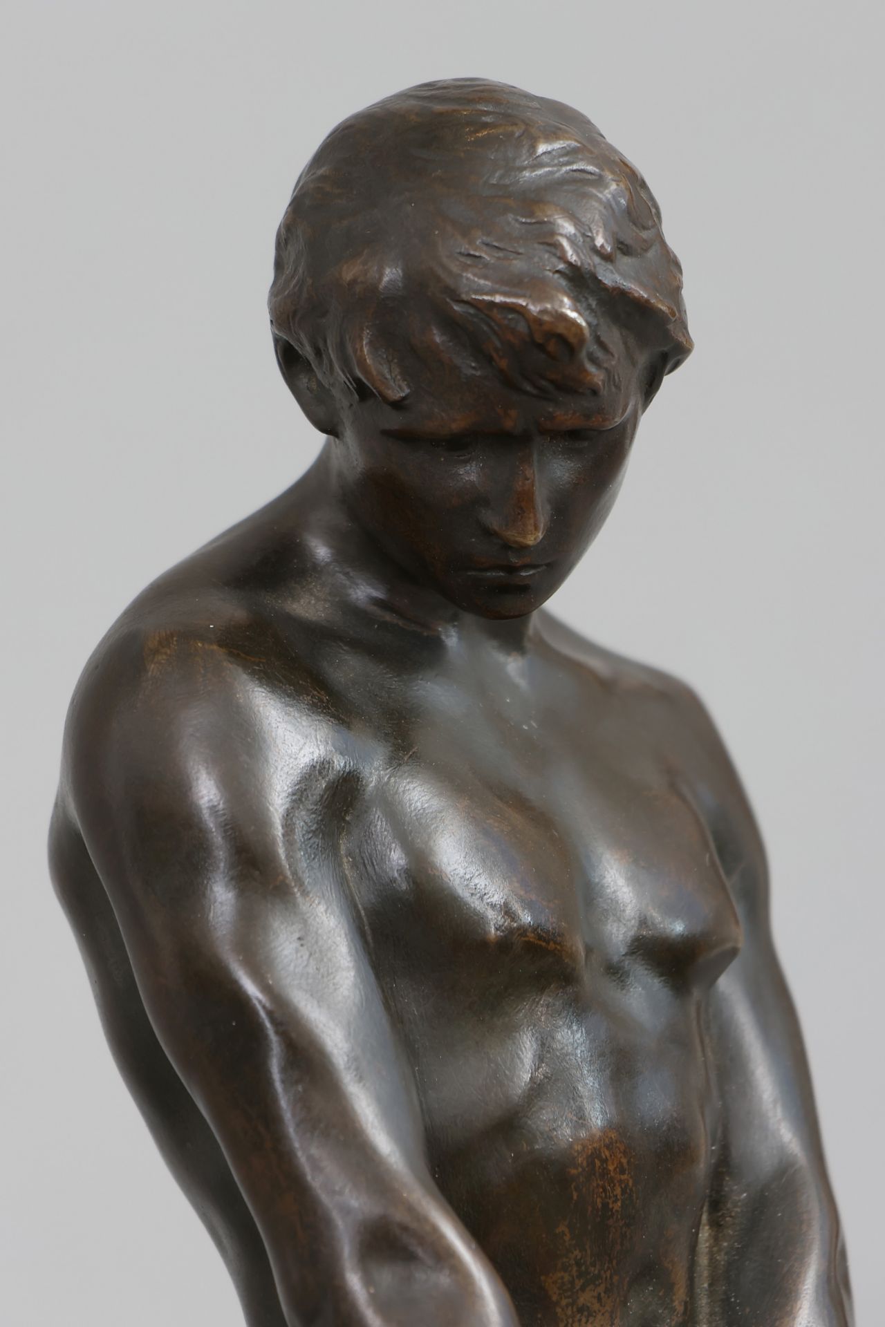 Raoul François LARCHE (1860-1912) Bronzefigur ¨La douleur d`Oreste¨ - Image 4 of 6