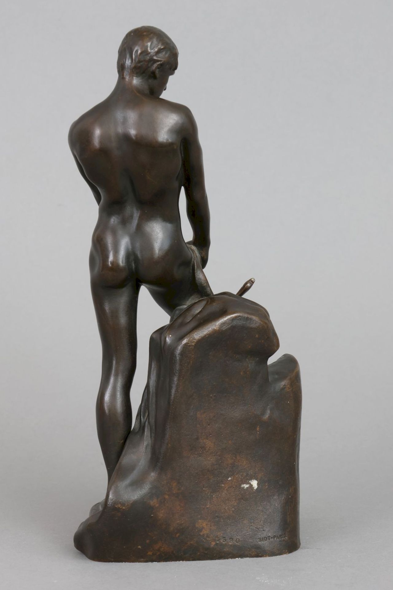 Raoul François LARCHE (1860-1912) Bronzefigur ¨La douleur d`Oreste¨ - Image 2 of 6