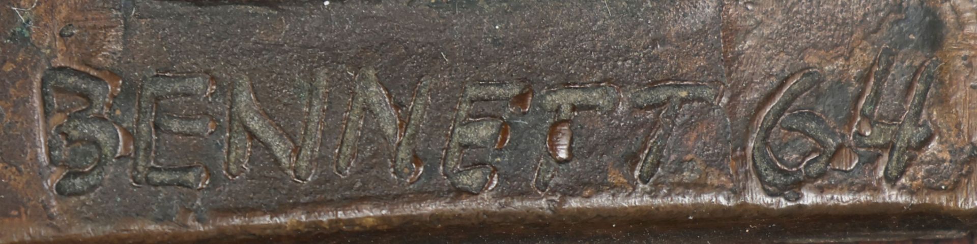 Bronzefigur ¨Stele¨, signiert BENNETT - Image 2 of 3