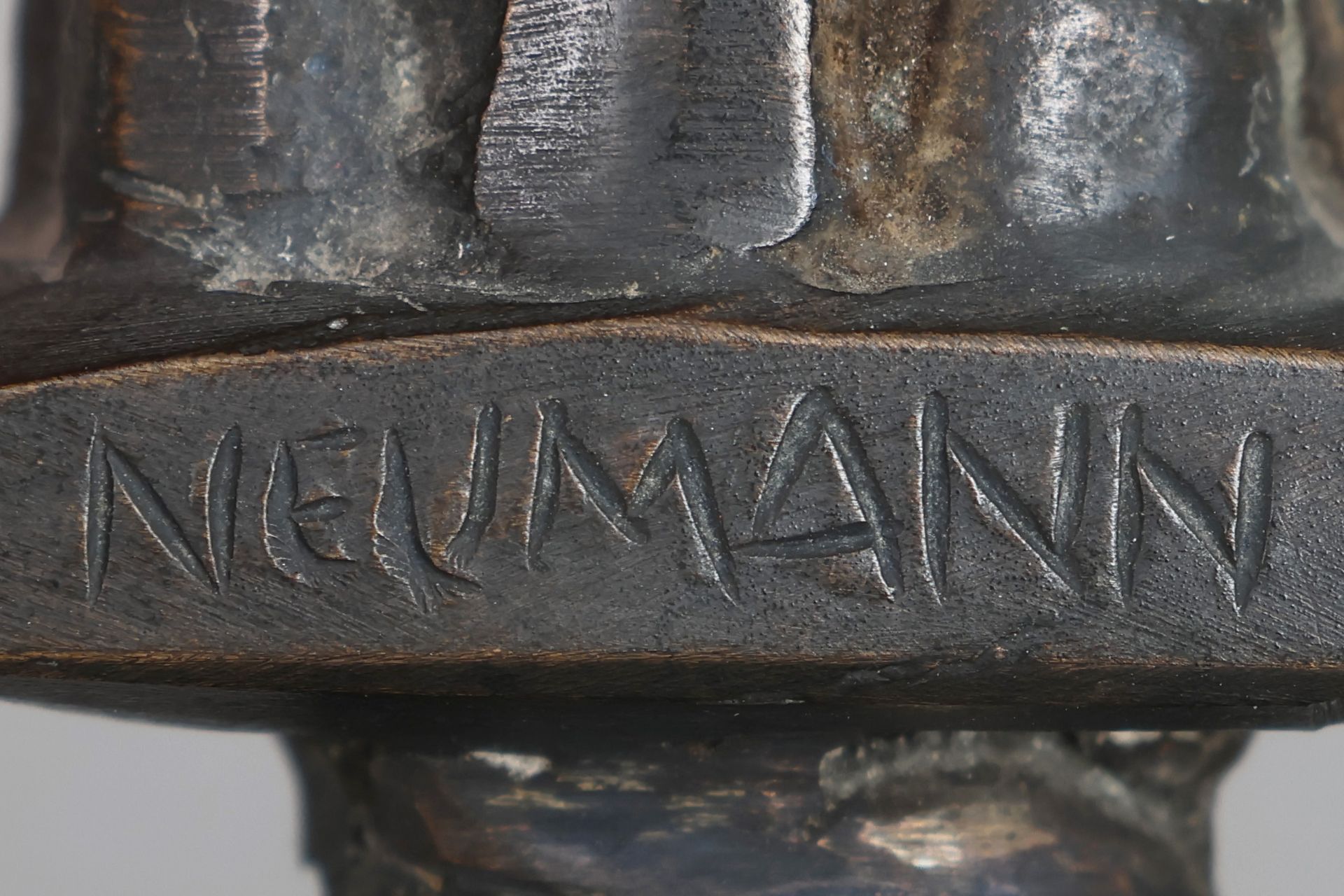wohl Gerhard Daniel NEUMANN (* 1934) Bronzefigur ¨Umarmung¨ - Image 4 of 4