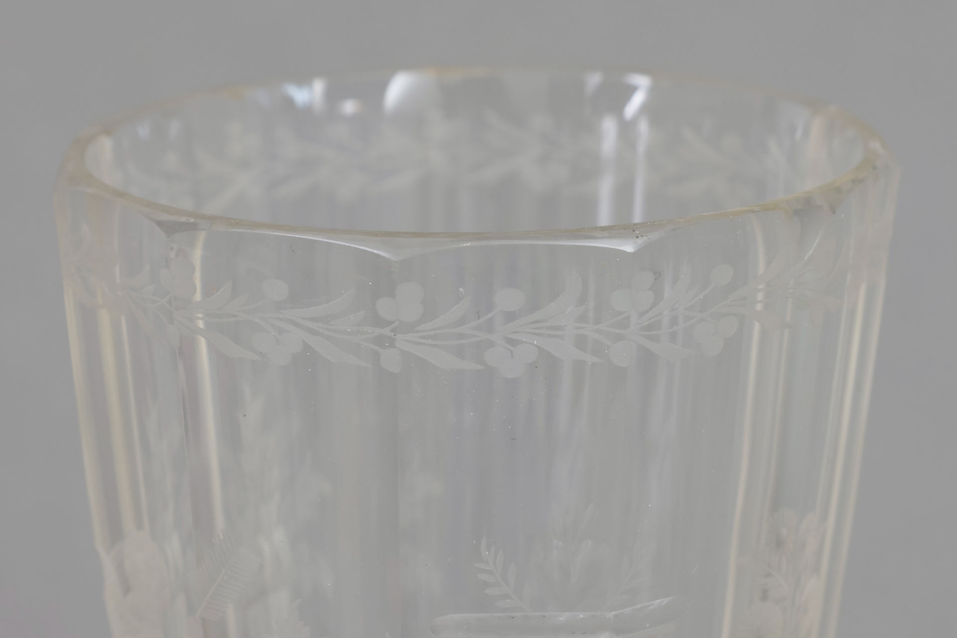 Pokalglas des Biedermeier - Image 2 of 3