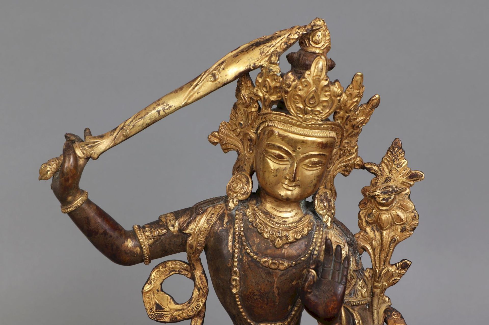 Indische Manjushri (Boddhisattva der Weisheit) - Image 3 of 4