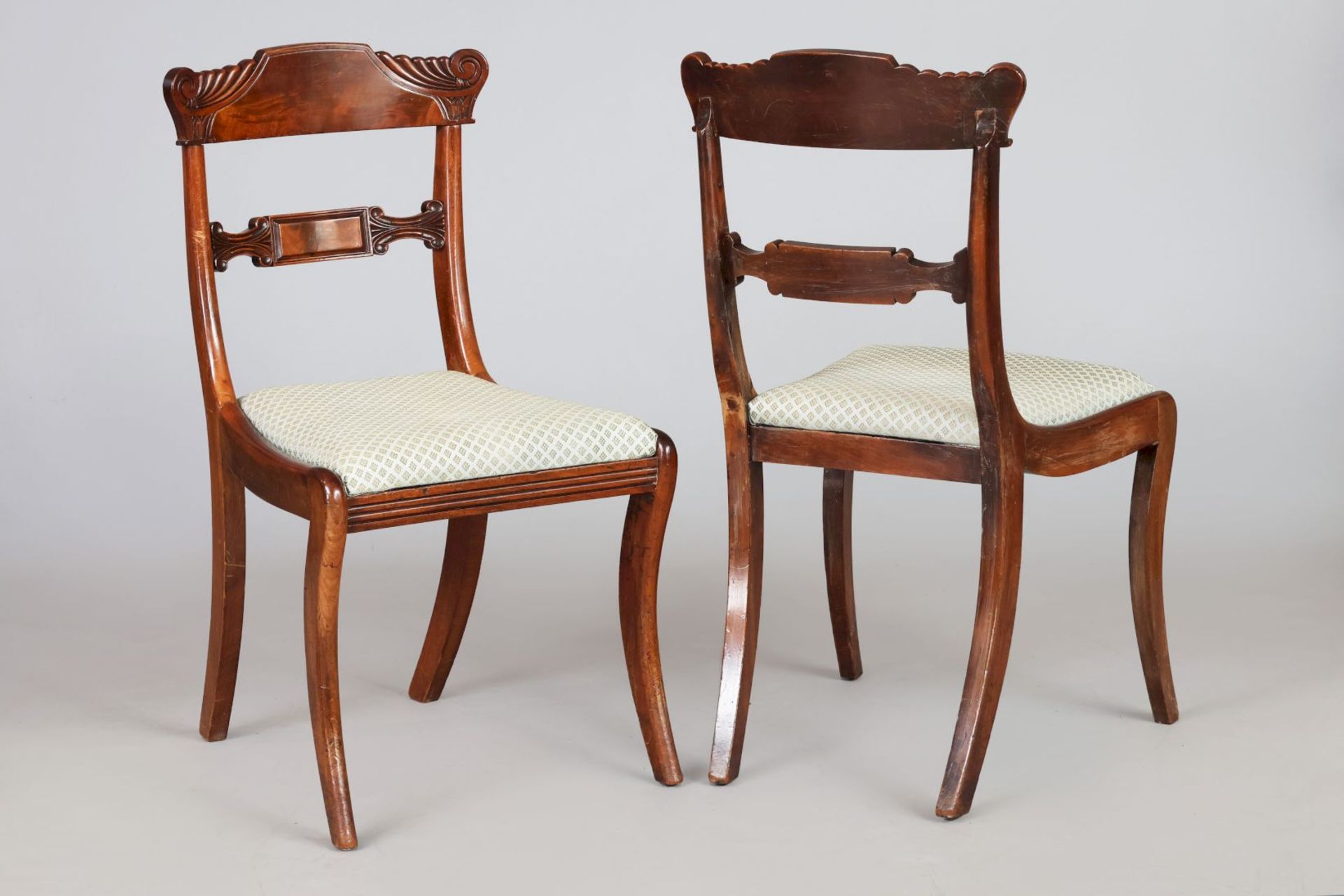 6 englische Regency Ess-Stühle des 19. Jahrhunderts - Image 2 of 3