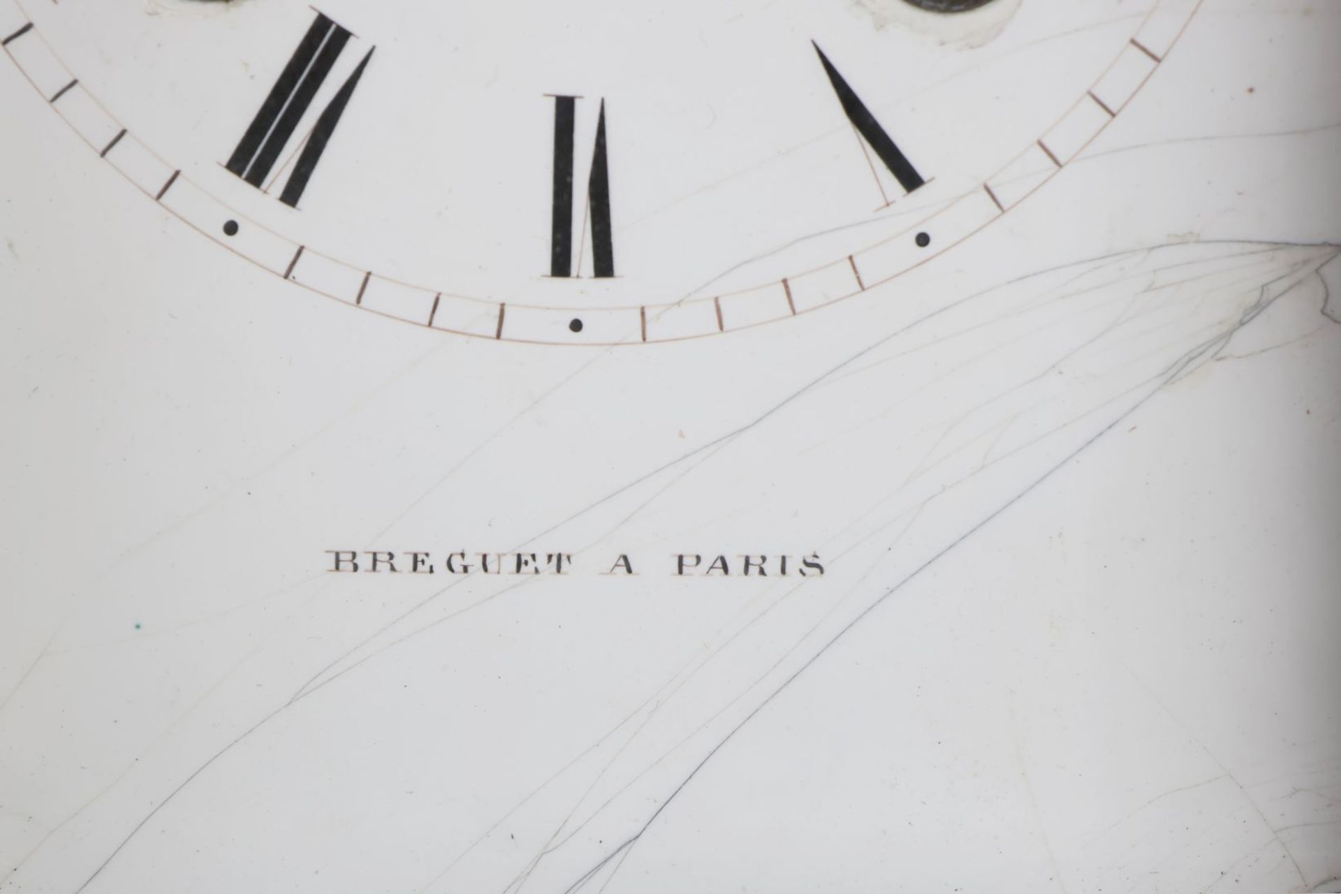 Boulle Tischuhr mit Schlagwerk, ¨BREGUET à PARIS¨ - Image 5 of 5