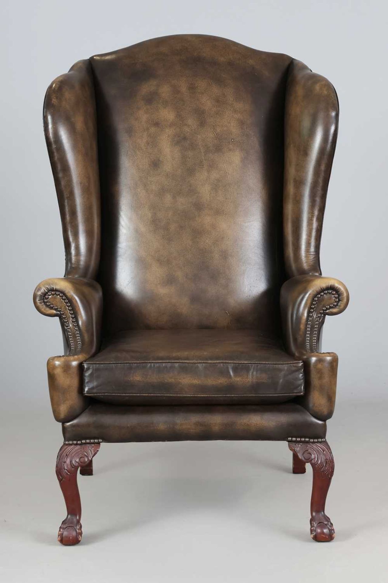 Englischer Wing-chair im Stile des 19. Jahrhunderts - Bild 2 aus 4