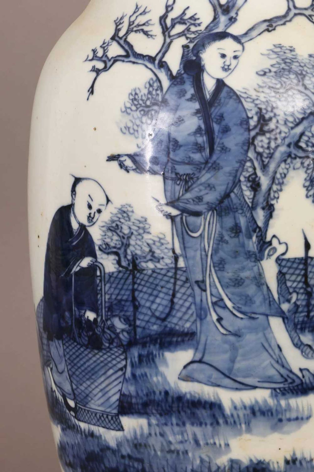 Große chinesische Porzellanvase - Image 3 of 5