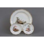 3 diverse MEISSEN Porzellanteller