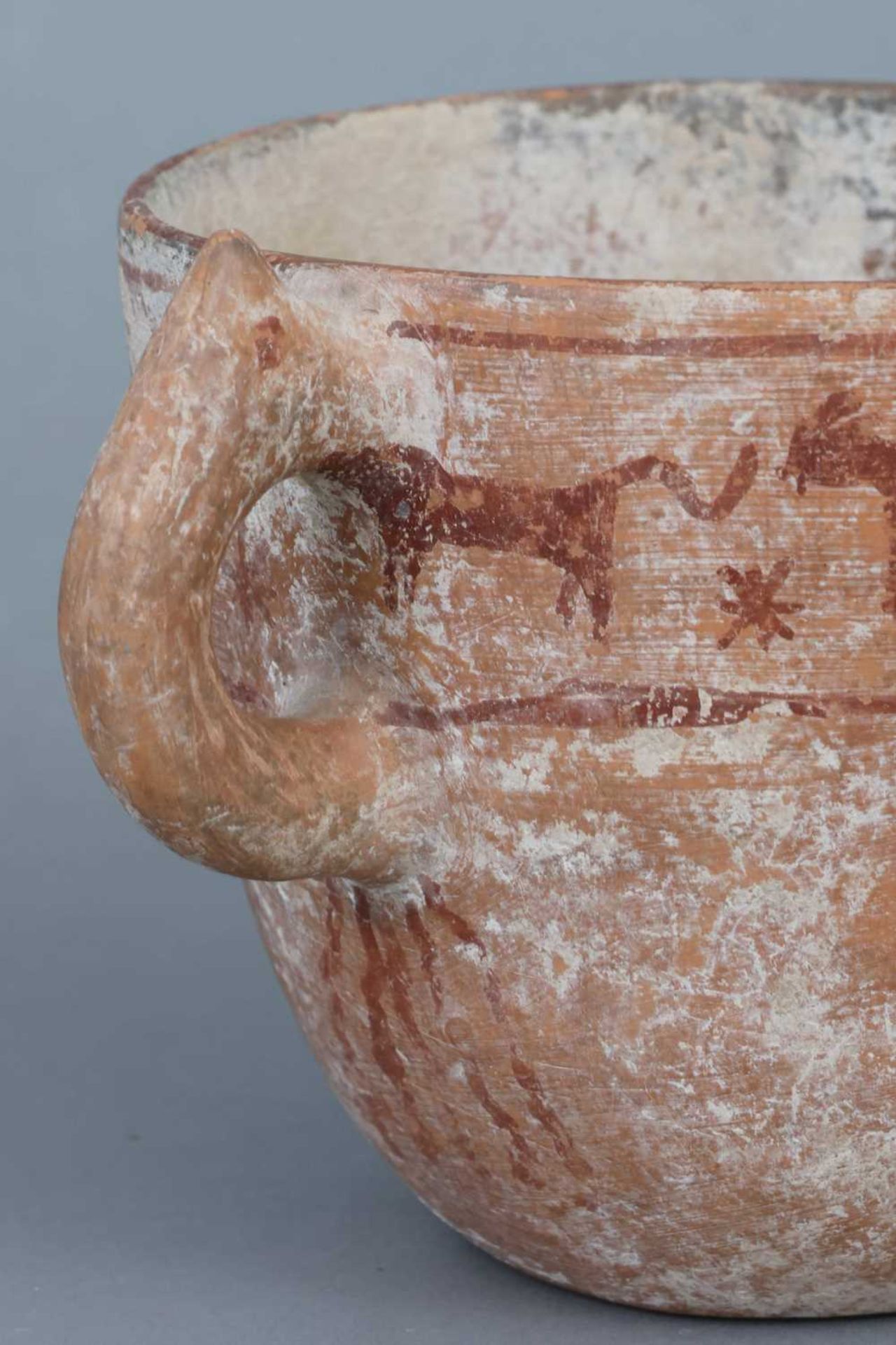 Antikes mesopotamisches Terrakotta Henkelgefäß - Image 2 of 3
