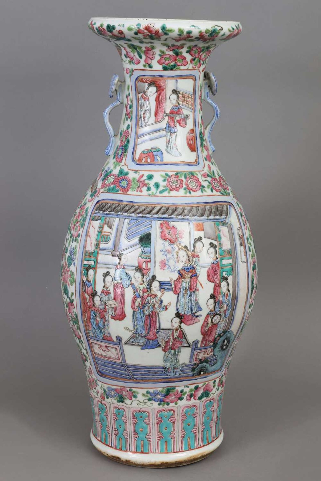 Chinesische Porzellanvase der Qing Dynastie - Image 2 of 5
