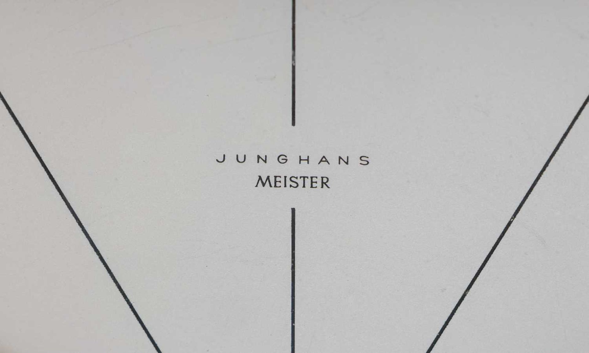 JUNGHANS (Germany) "Meister" Mid-century Tischuhr mit Schlagwerk - Image 4 of 4