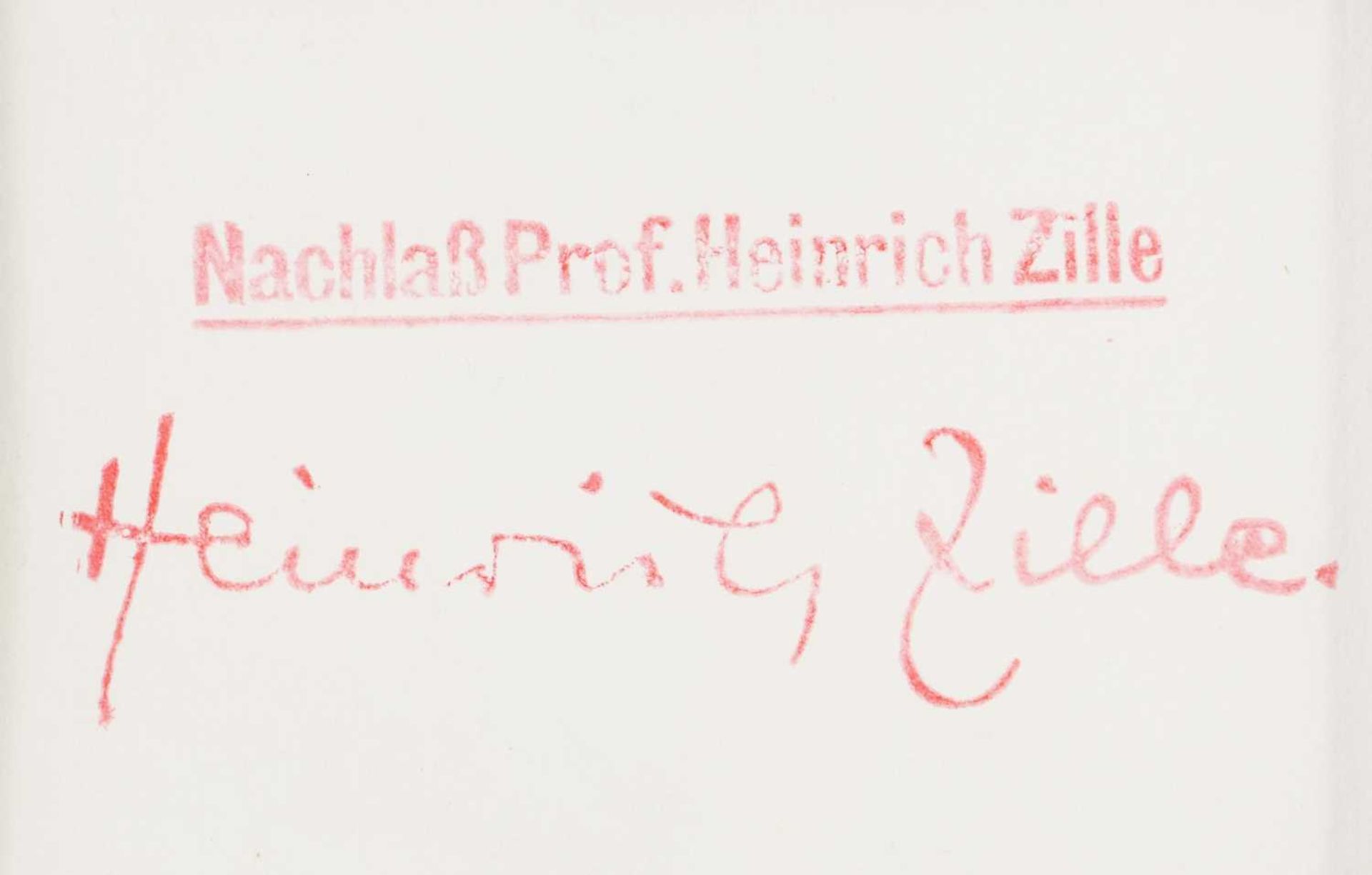 HEINRICH ZILLE (1858 Radeburg - 1929 Berlin)  - Bild 4 aus 4
