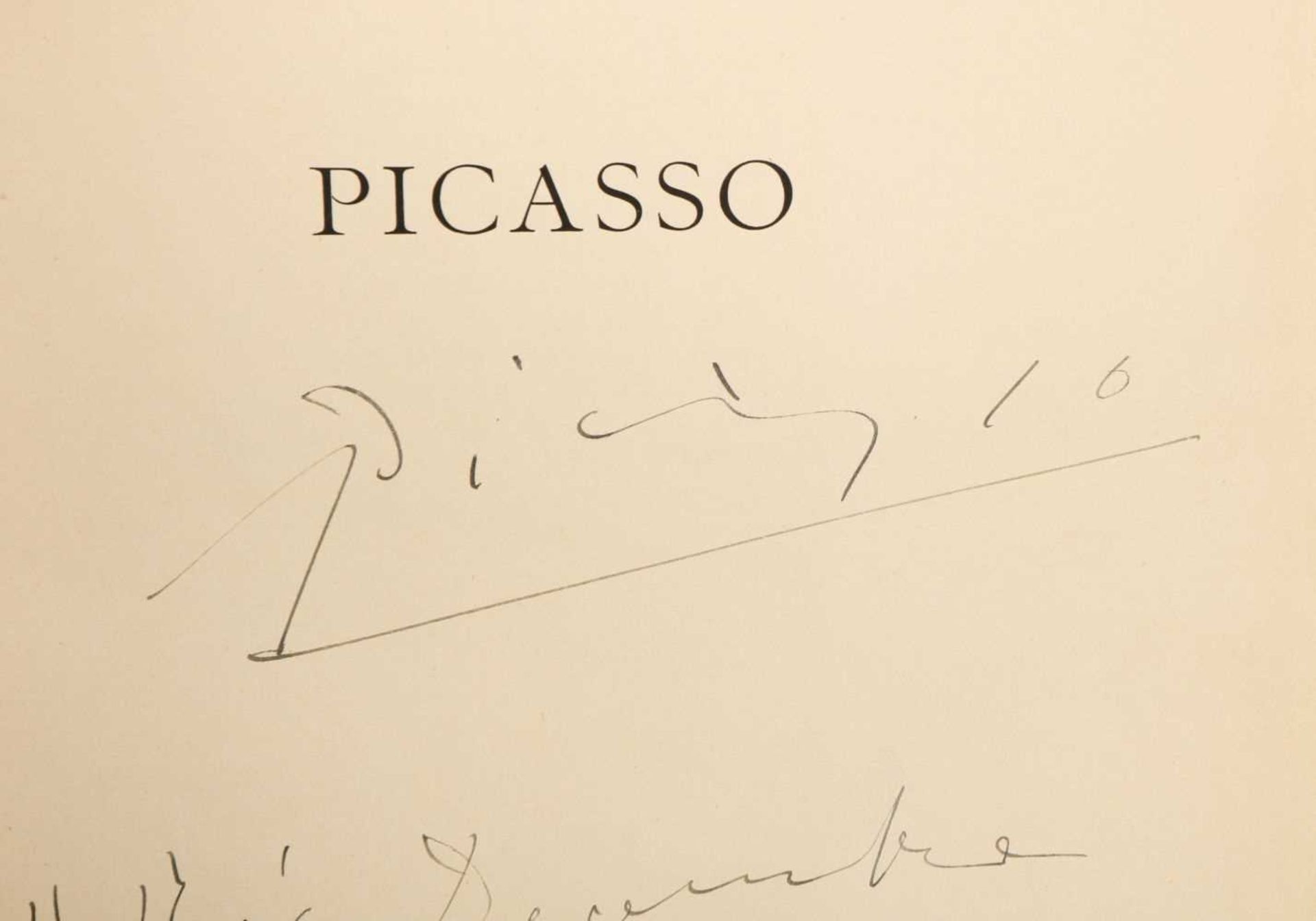 JEAN CASSOU Buch ¨"Picasso" (1940) mit Signatur Picassos - Bild 2 aus 3