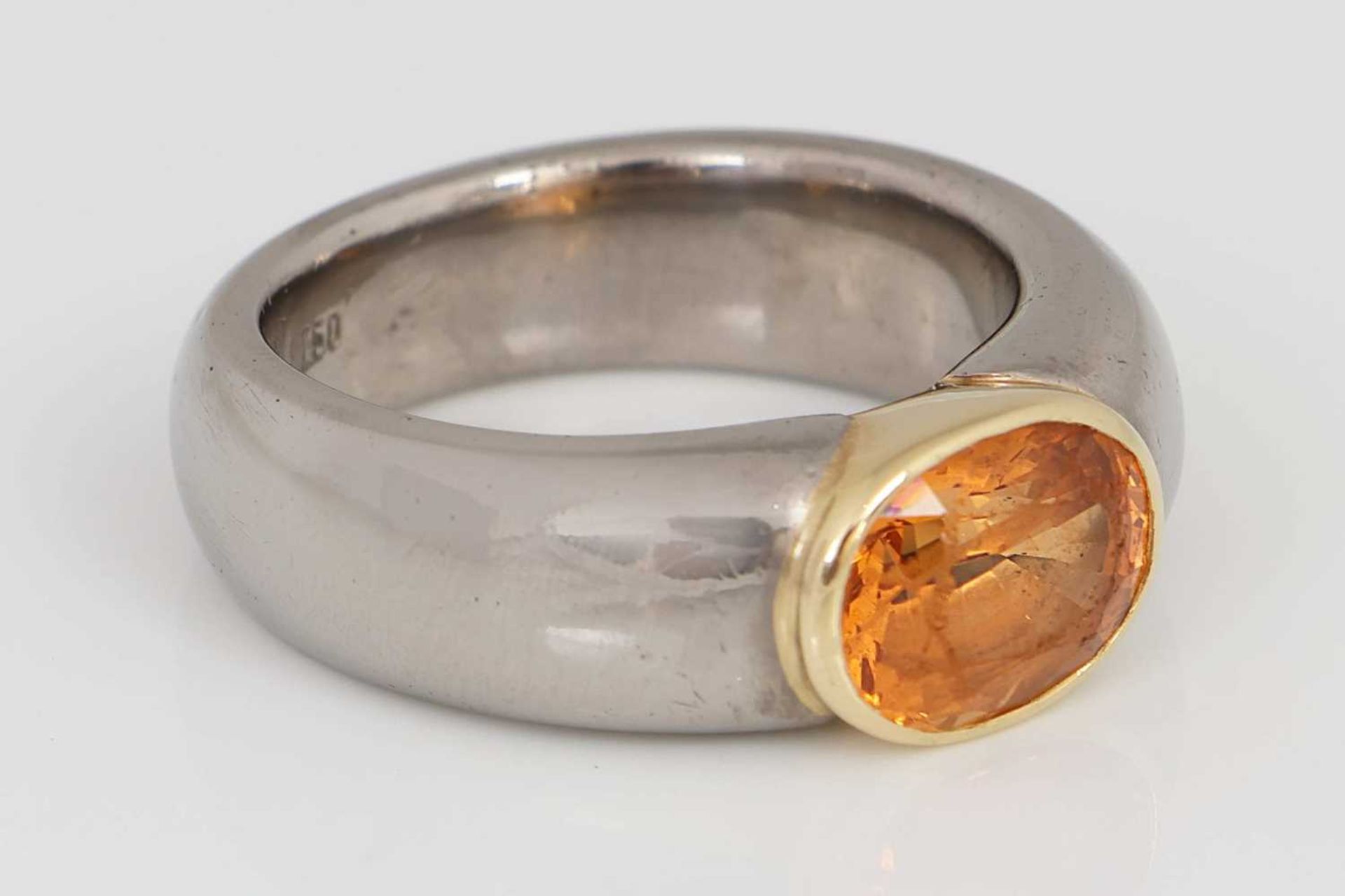 Ring mit Mandarin Granat - Bild 2 aus 4