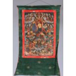 Tibetischer Thangka "Guru Rinpoche Padmasambhava"