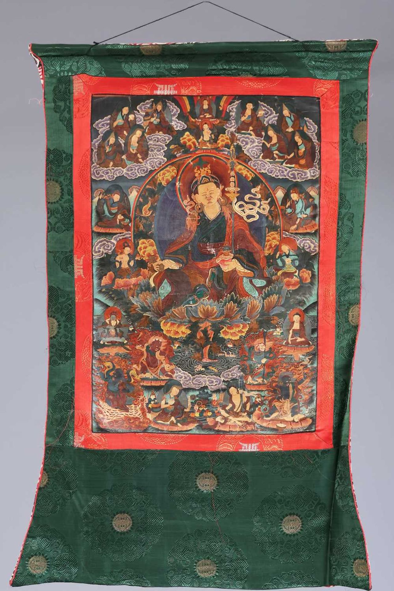 Tibetischer Thangka "Guru Rinpoche Padmasambhava"