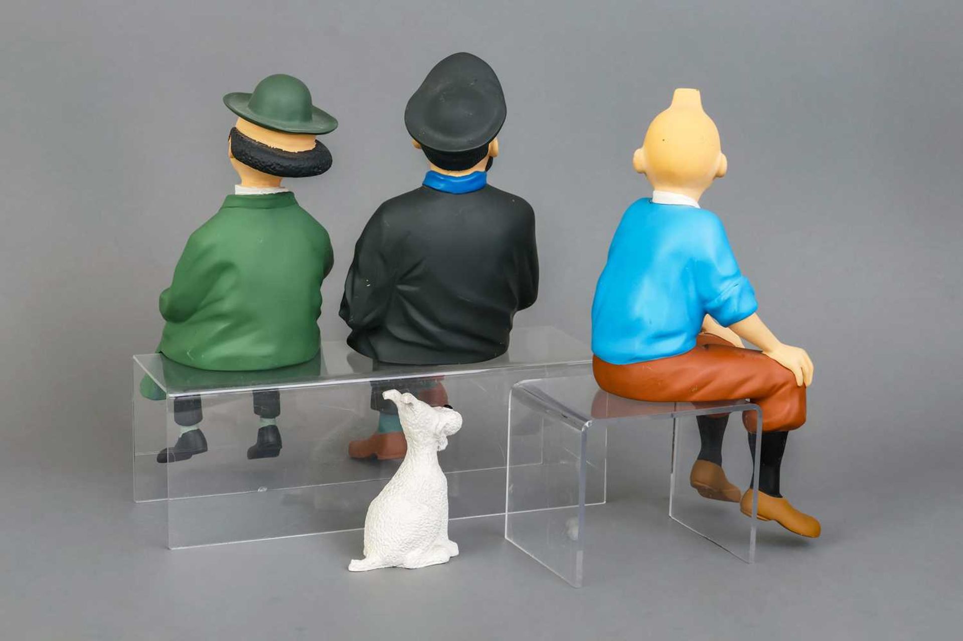 4 HERGE (Belgien) "Tintin" (Tim und Struppi) Massefiguren - Image 2 of 9