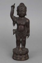 Chinesische Bronzefigur ¨Buddha als Kind¨