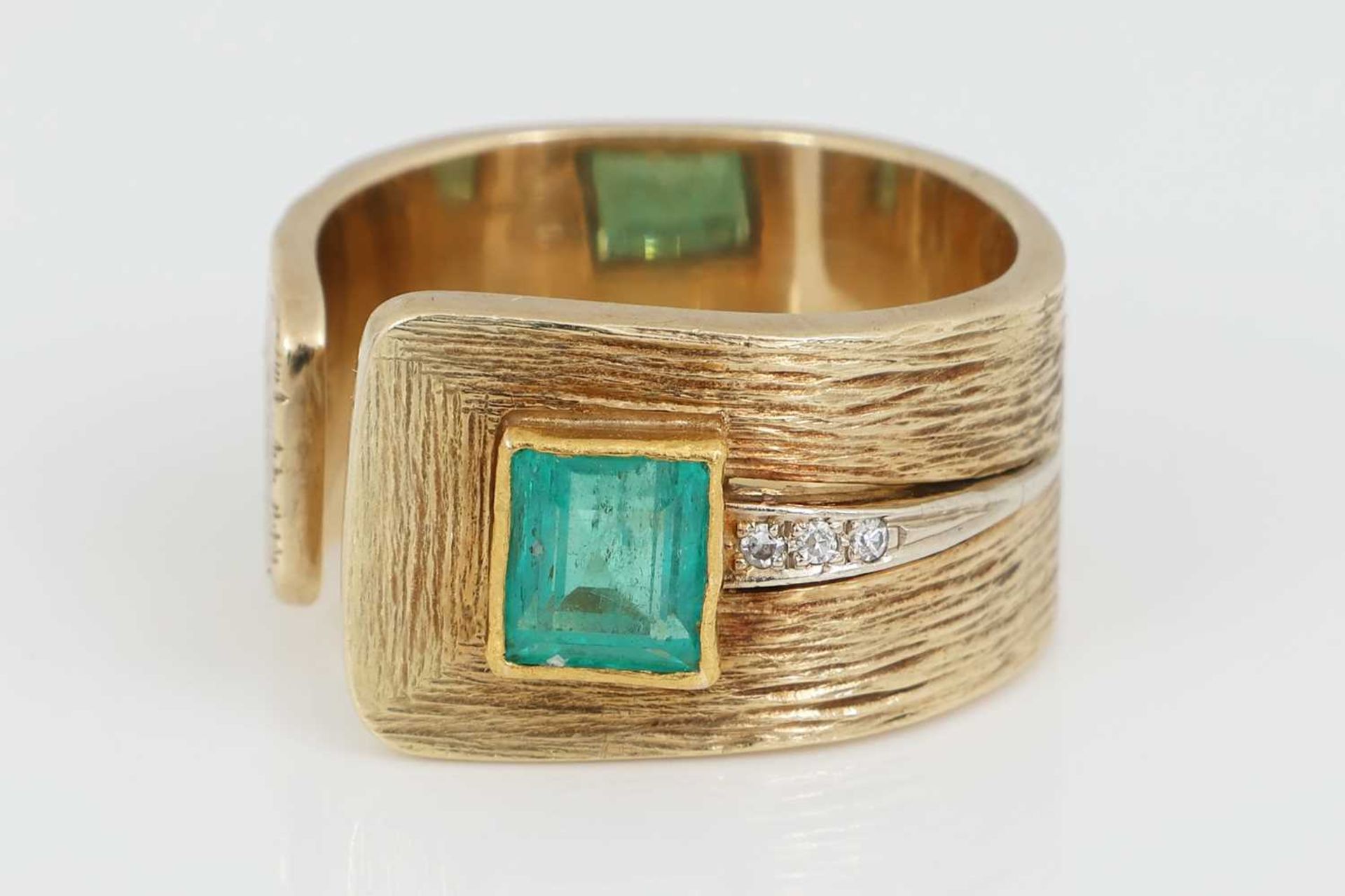 Smaragd-Ring um 1960-70
