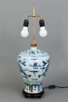 Chinesische Porzellanlampe