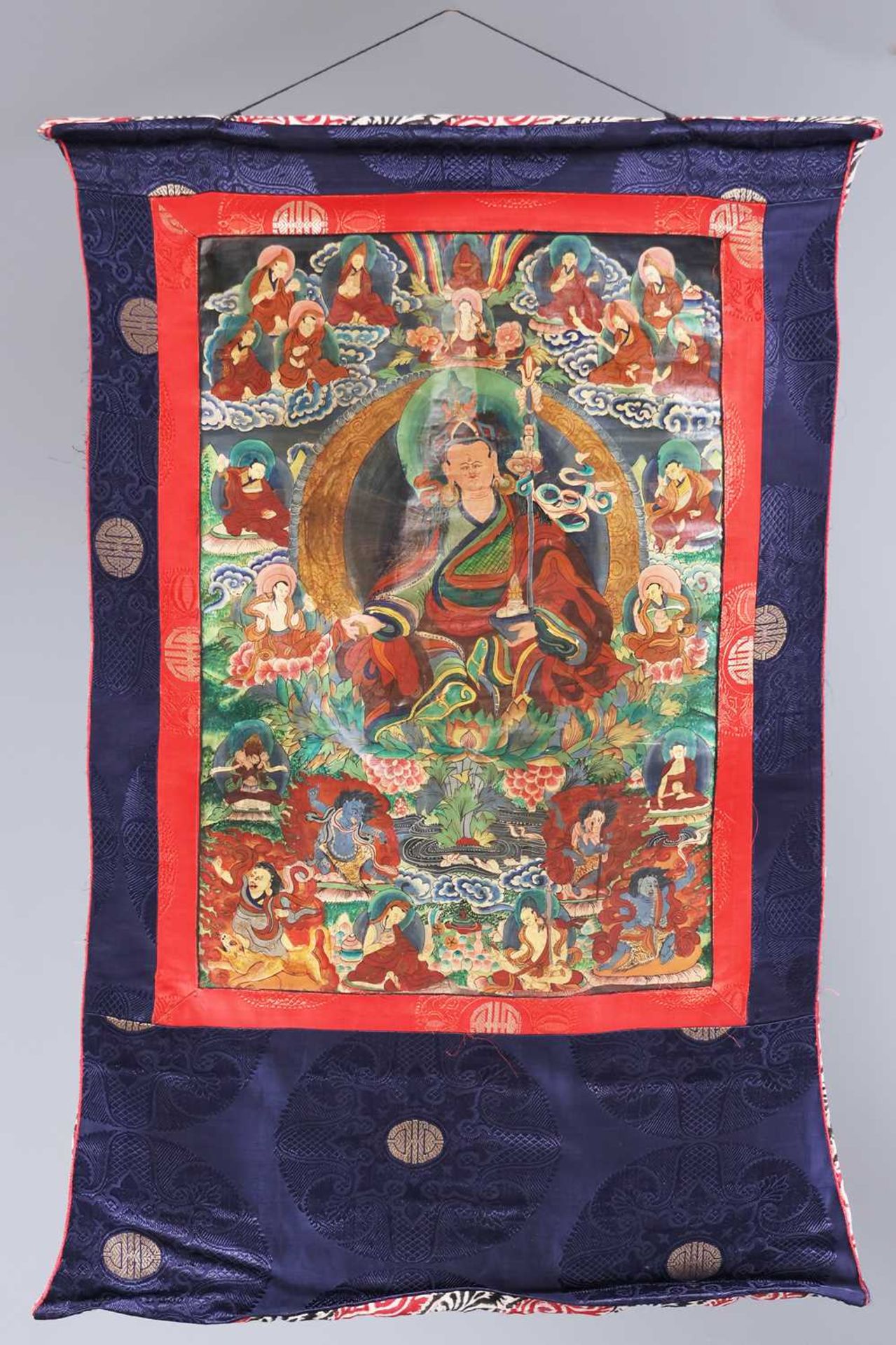 Tibetischer Thangka "Guru Rinpoche Padmasambhava"