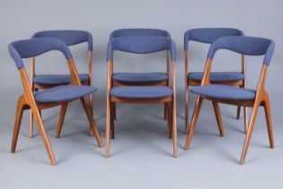 6 dänische Teakholz Stühle