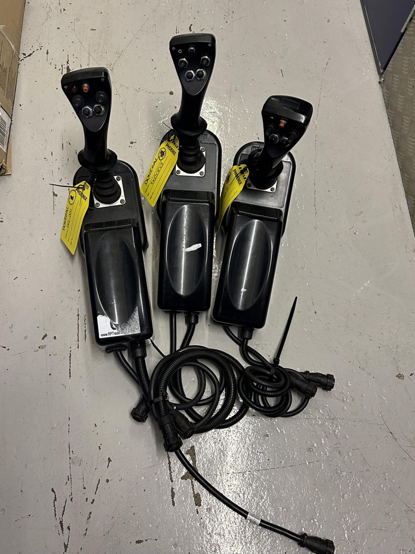 3 x Excavator, Backhoe loader Joysticks