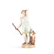 Meissen Jagdfigur der Diana