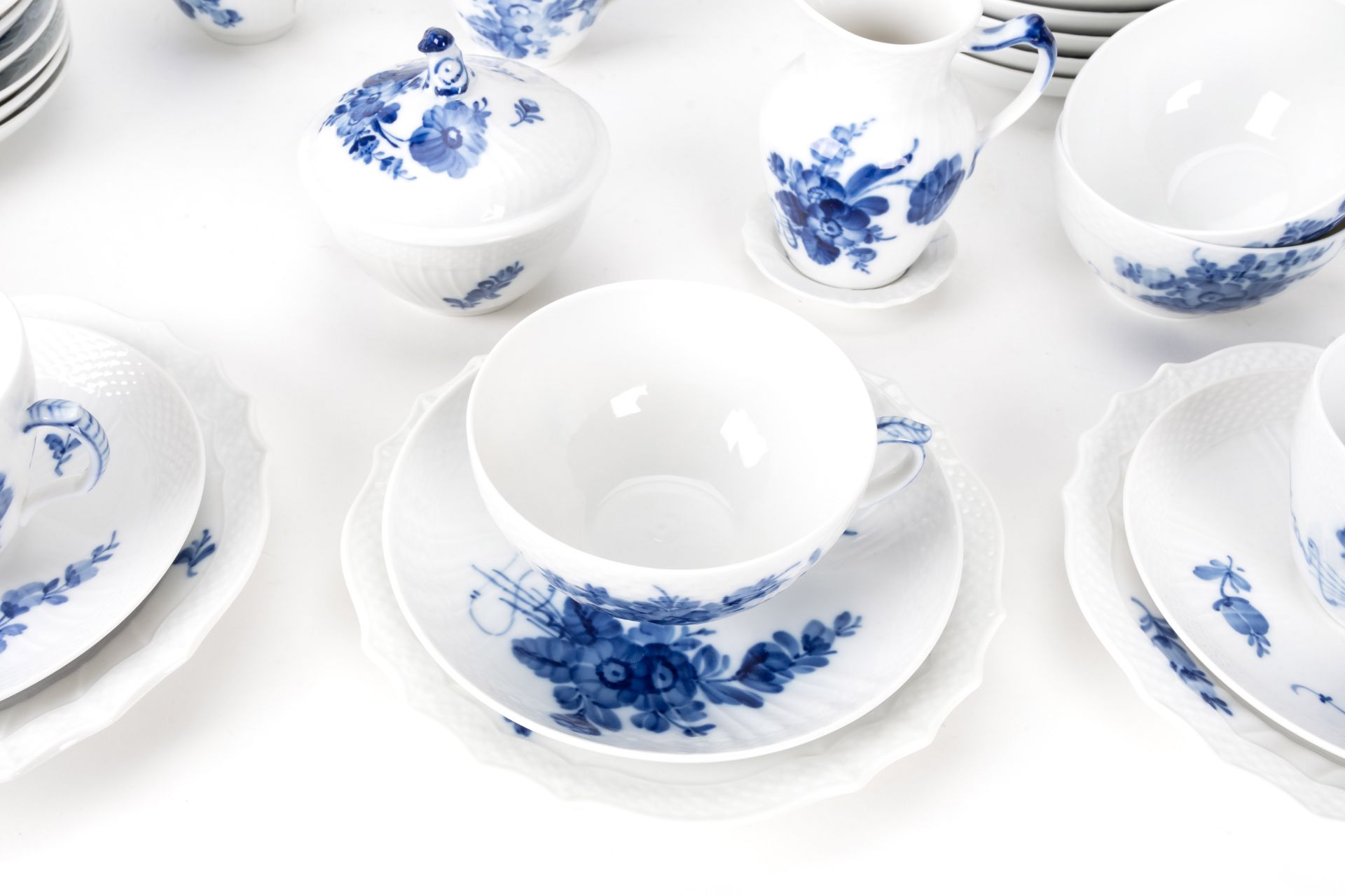 Royal Copenhagen Kaffee- und Teeservice 'Blaue Blume' - Bild 4 aus 5