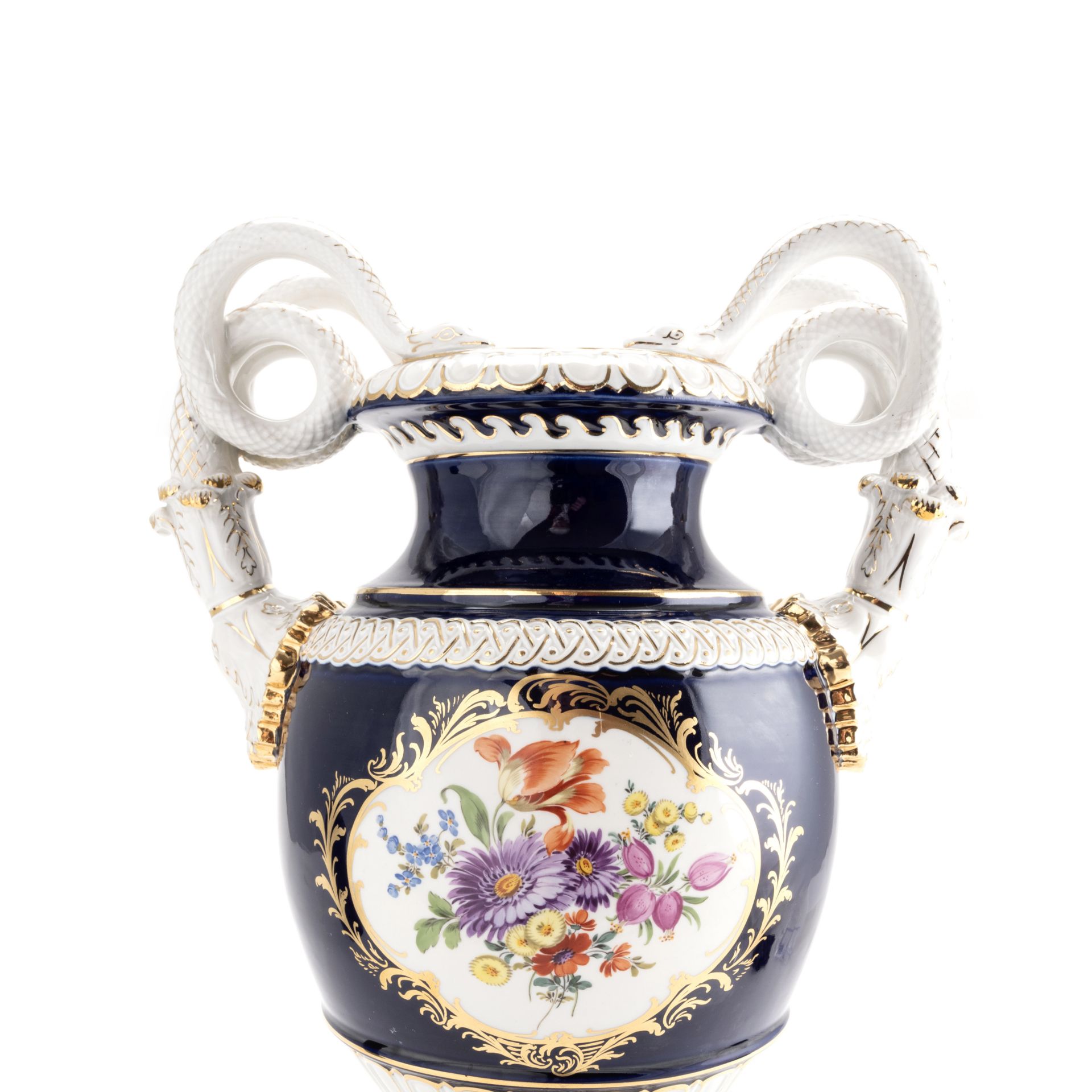 Meissen Schlangenhenkelvase - Bild 3 aus 5