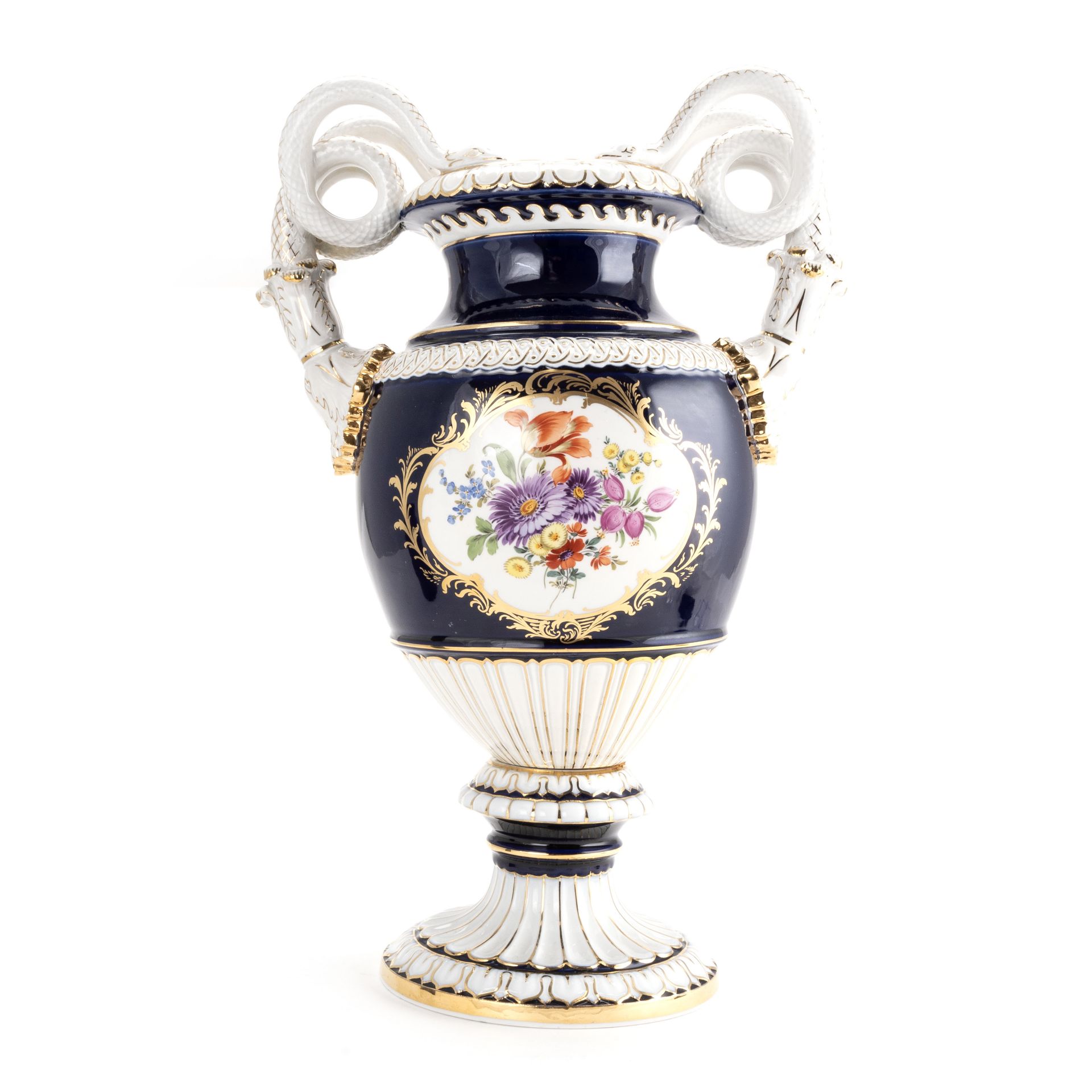 Meissen Schlangenhenkelvase