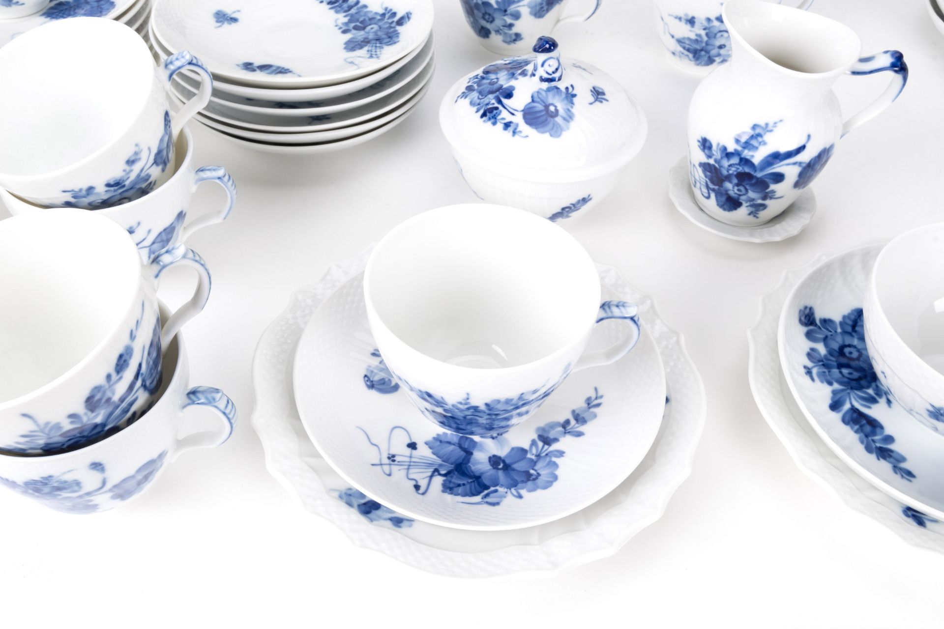 Royal Copenhagen Kaffee- und Teeservice 'Blaue Blume' - Bild 3 aus 5