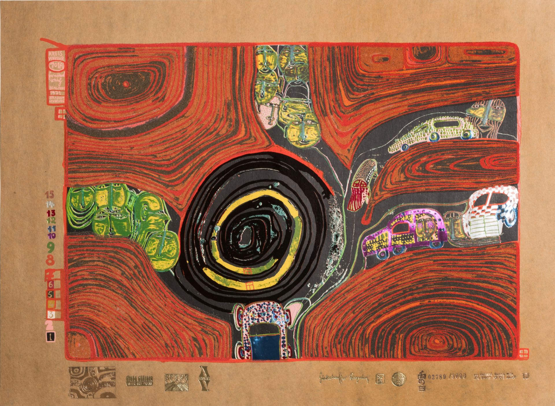 Friedensreich Hundertwasser (1928 Wien - 2000 Brisbane) (F) - Bild 5 aus 15