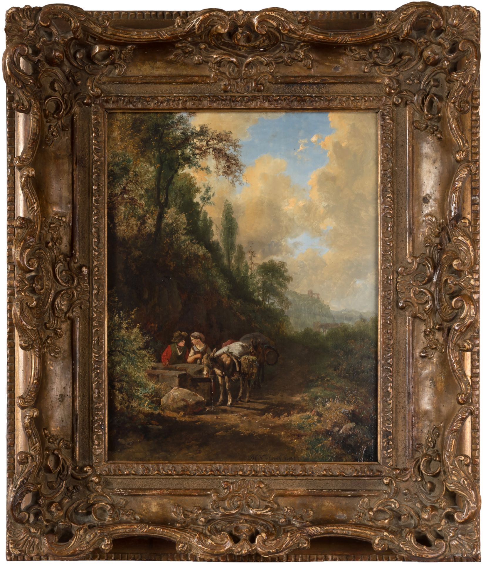 Barend Cornelis Koekkoek (1803 Middelburg - 1862 Kleve) - Bild 2 aus 4