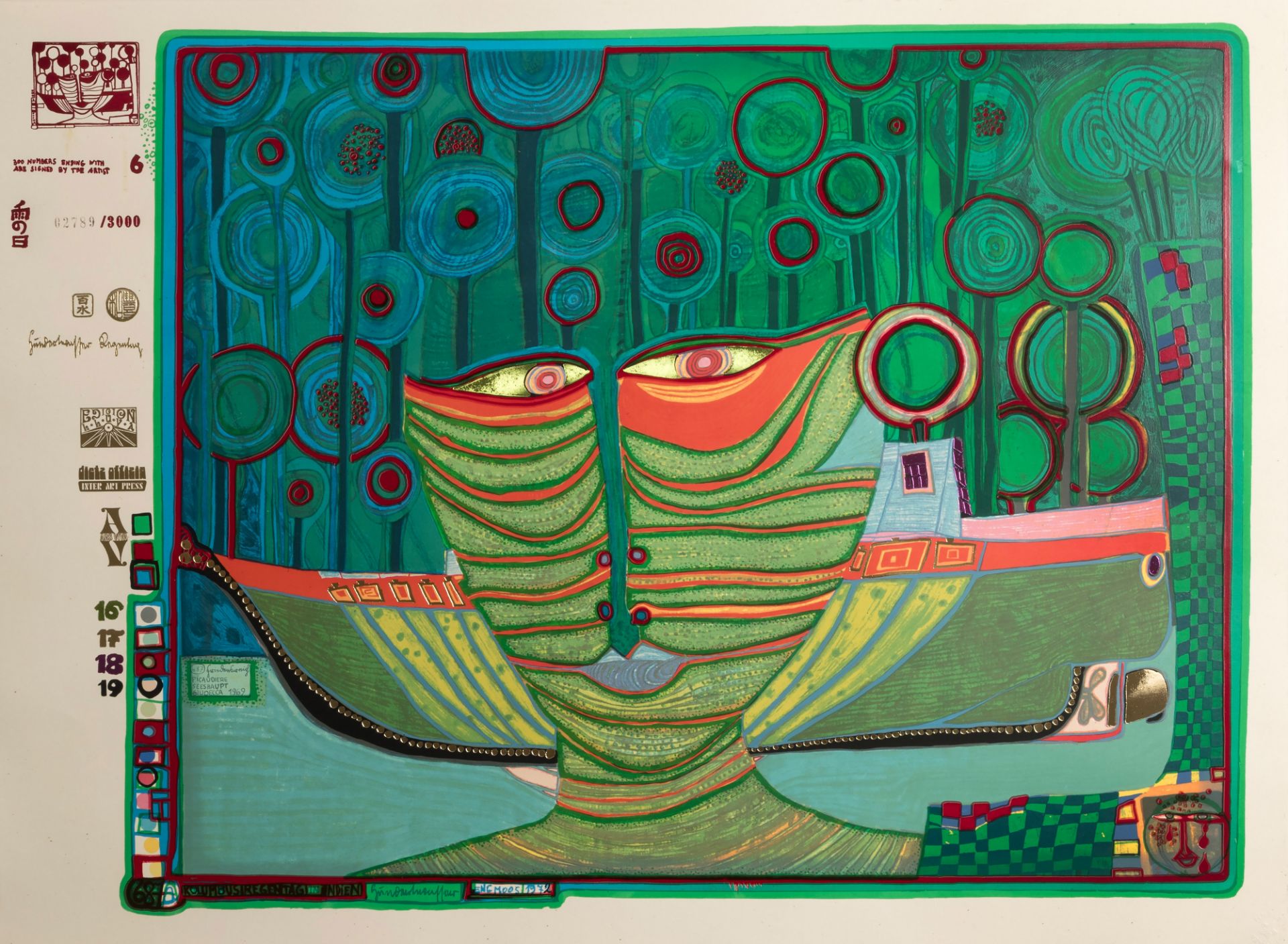 Friedensreich Hundertwasser (1928 Wien - 2000 Brisbane) (F) - Bild 4 aus 15