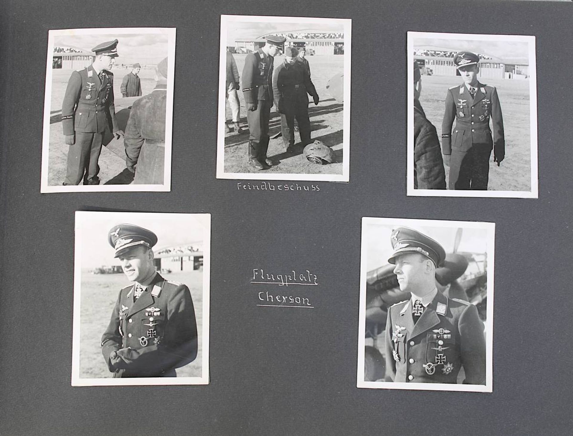 Privates Photoalbum des Kampffliegers, Eichenlaubträger und Oberst i.G. Hans-Henning Freiherr von - Image 5 of 7