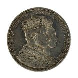 Ein Thaler/Krönungstaler, 1861, Wilhelm und Augusta von Preußen, 900er Silber, D: 3,3 cm, Gew.: 18,