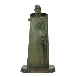 Lambert-Rucki, Jean (Krakau 1888 - 1967 Paris), Bronzefigur Marschall Ney, auf Serpentin-