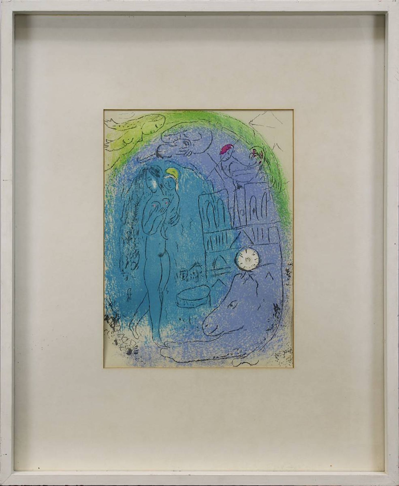 Chagall, Marc ( Ljosna, Belarus 1887-1985 Saint-Paul-de-Vence ), MÈre et devont Notre Dame,