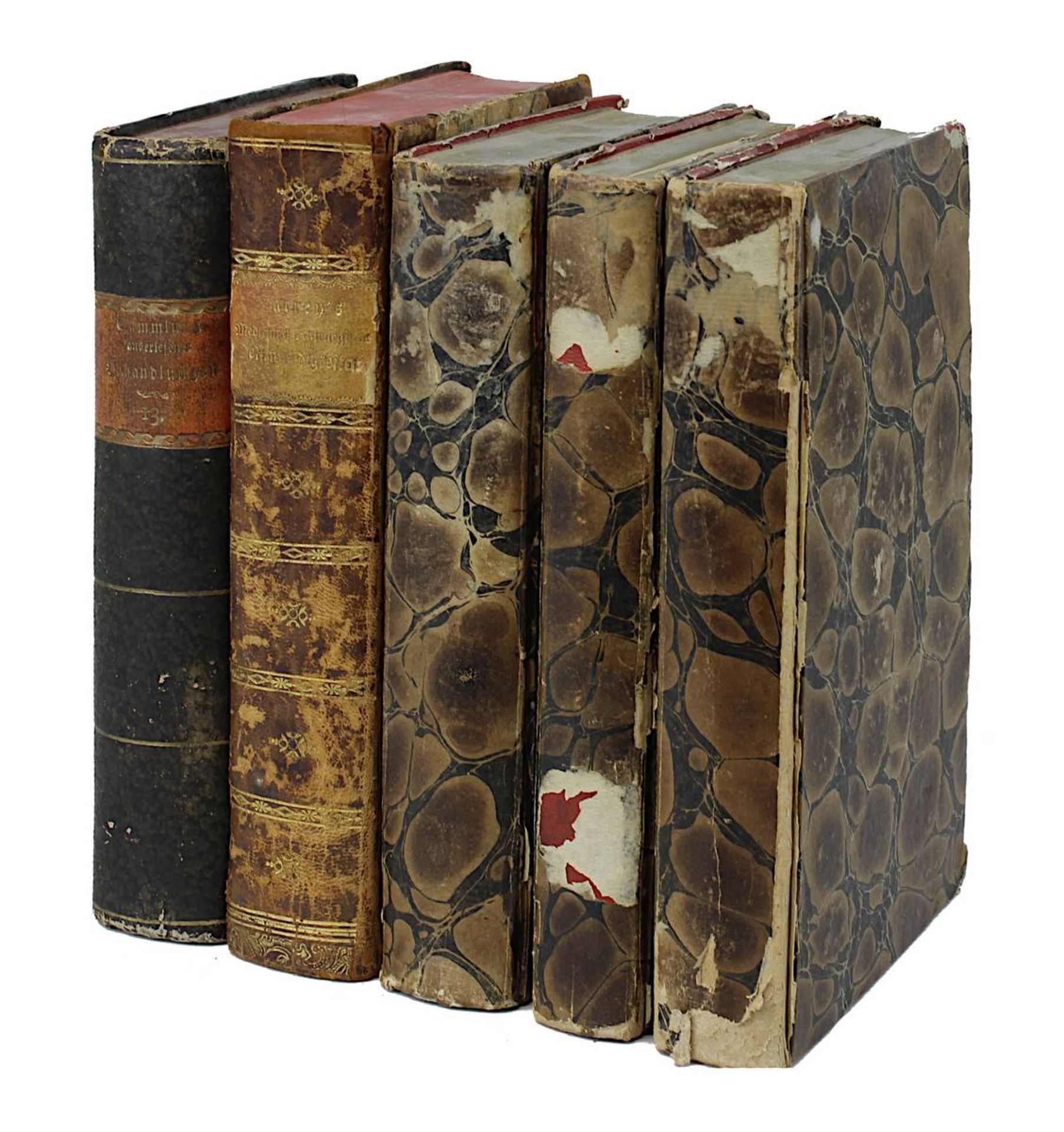 5 Bücher zur Medizin um 1800, J. D. Larrey's "Chirurgische Klinik oder Ergebnisse der von ihm, - Image 2 of 2
