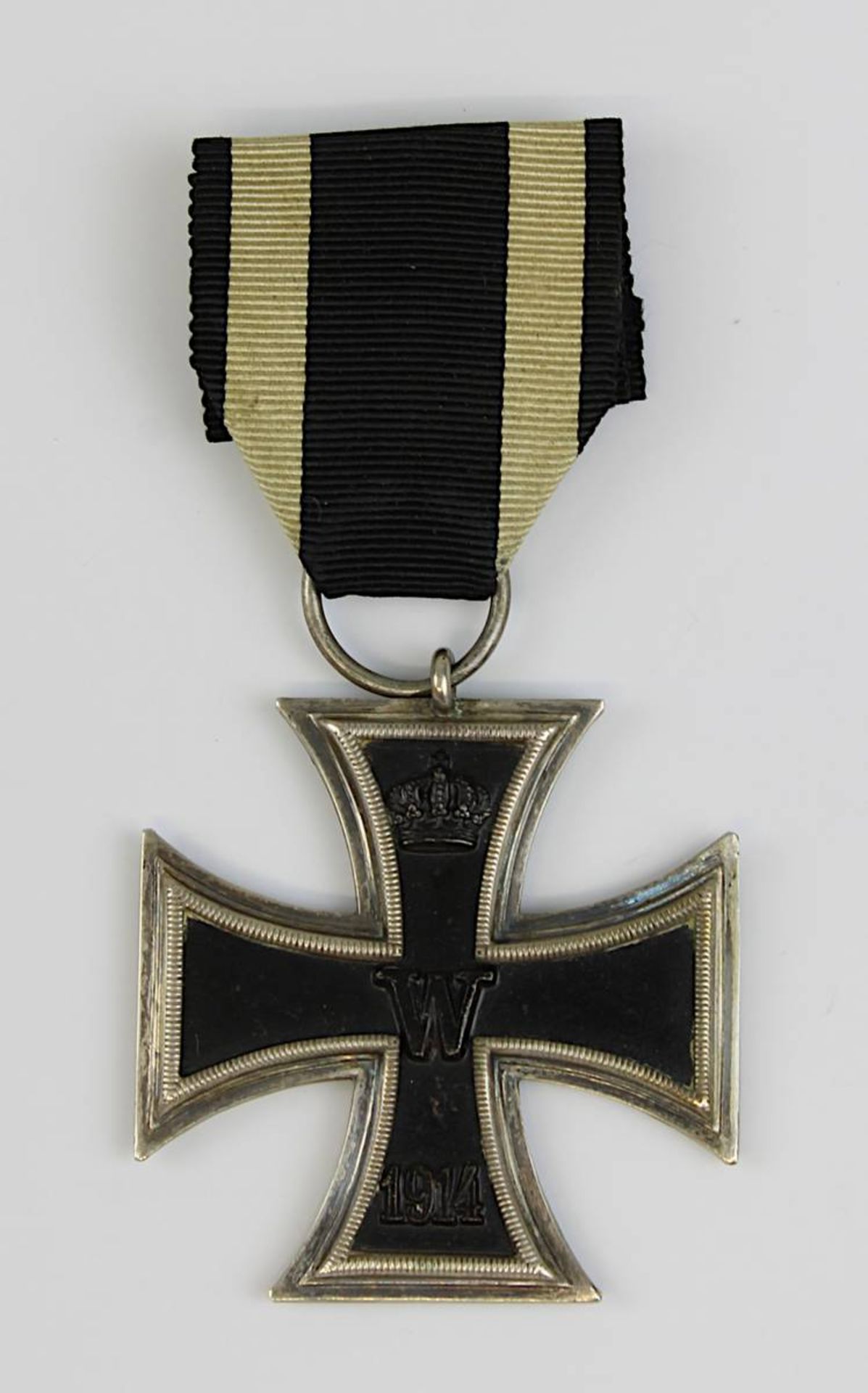 Eisernes Kreuz, 2. Klasse, Deutsches Reich 1914/18, mit Bandstück, gute Erhaltung, 3538 - 0100