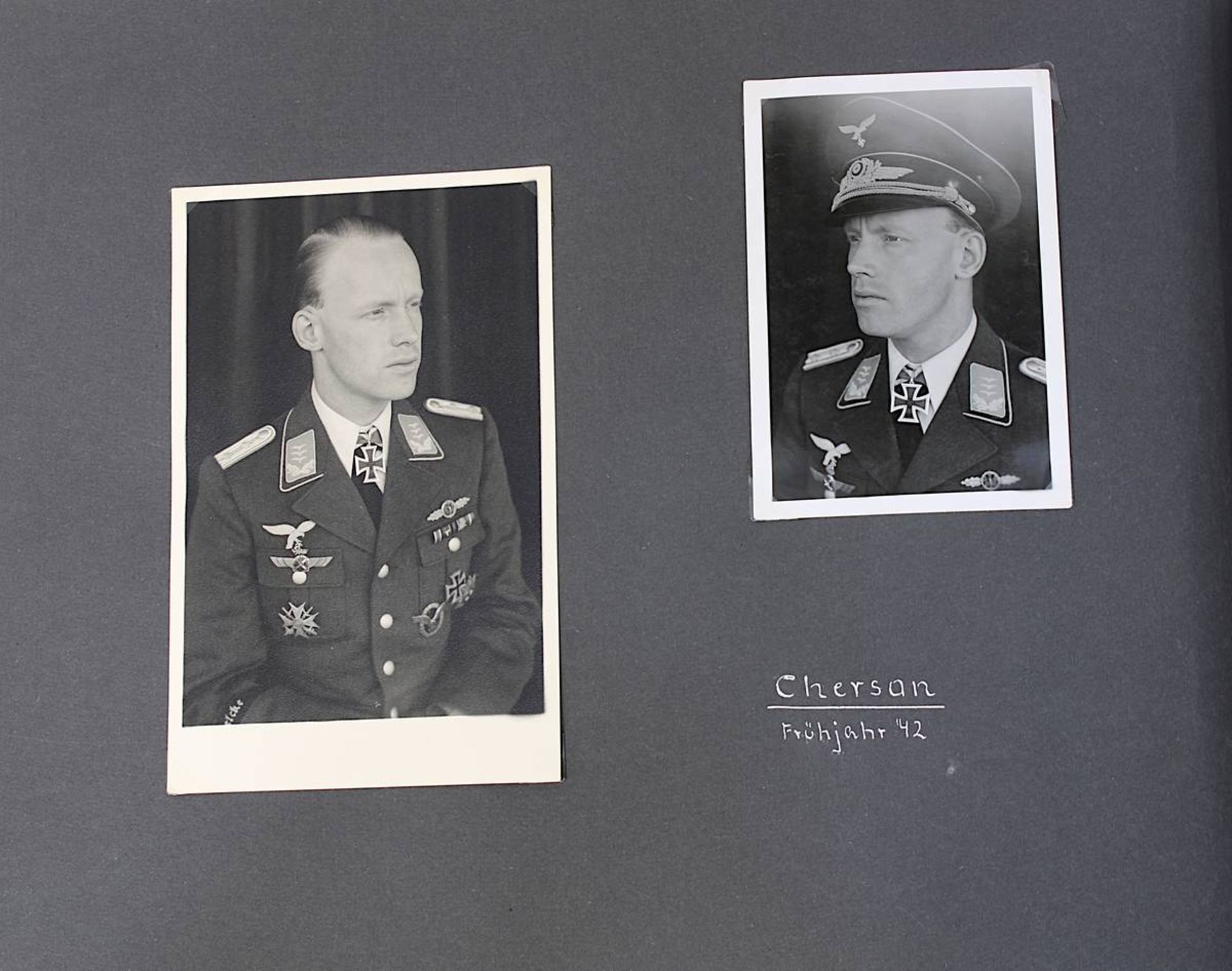 Privates Photoalbum des Kampffliegers, Eichenlaubträger und Oberst i.G. Hans-Henning Freiherr von - Image 4 of 7