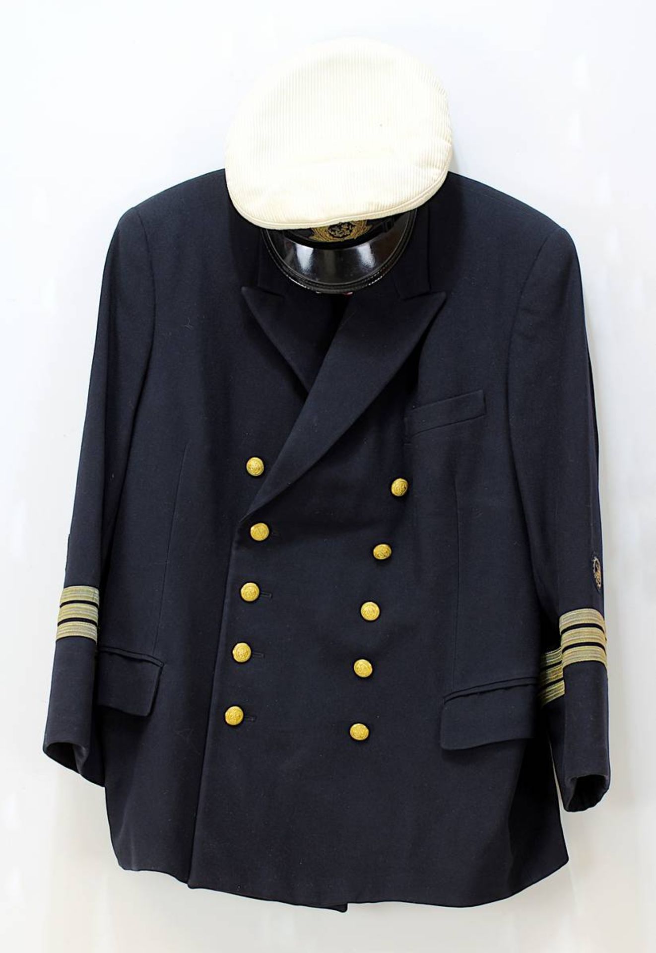 Uniformjacke und Mütze, wohl eines Maschinisten Norddeutscher Lloyd Bremen 1930er Jahre, Jacke aus