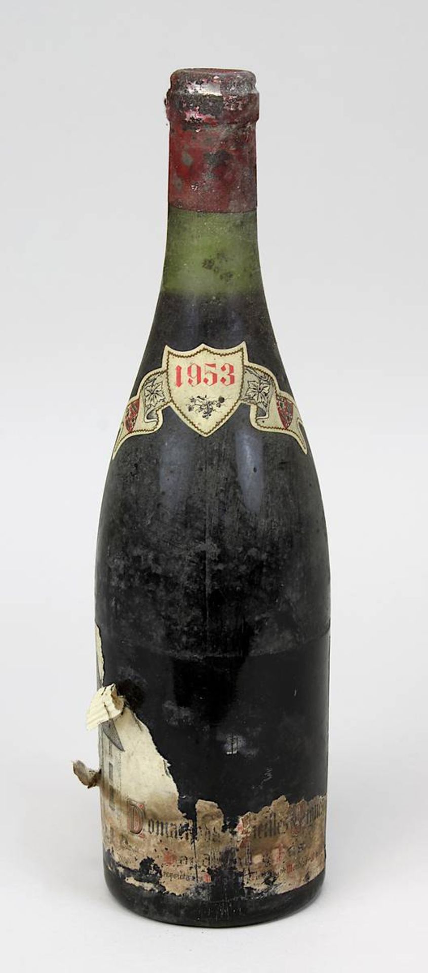1 Flasche 1953er Burgunder (Passetoutgrain), Domaine du Vieilles Vignes (?), Montrachet (Côte d´Or),