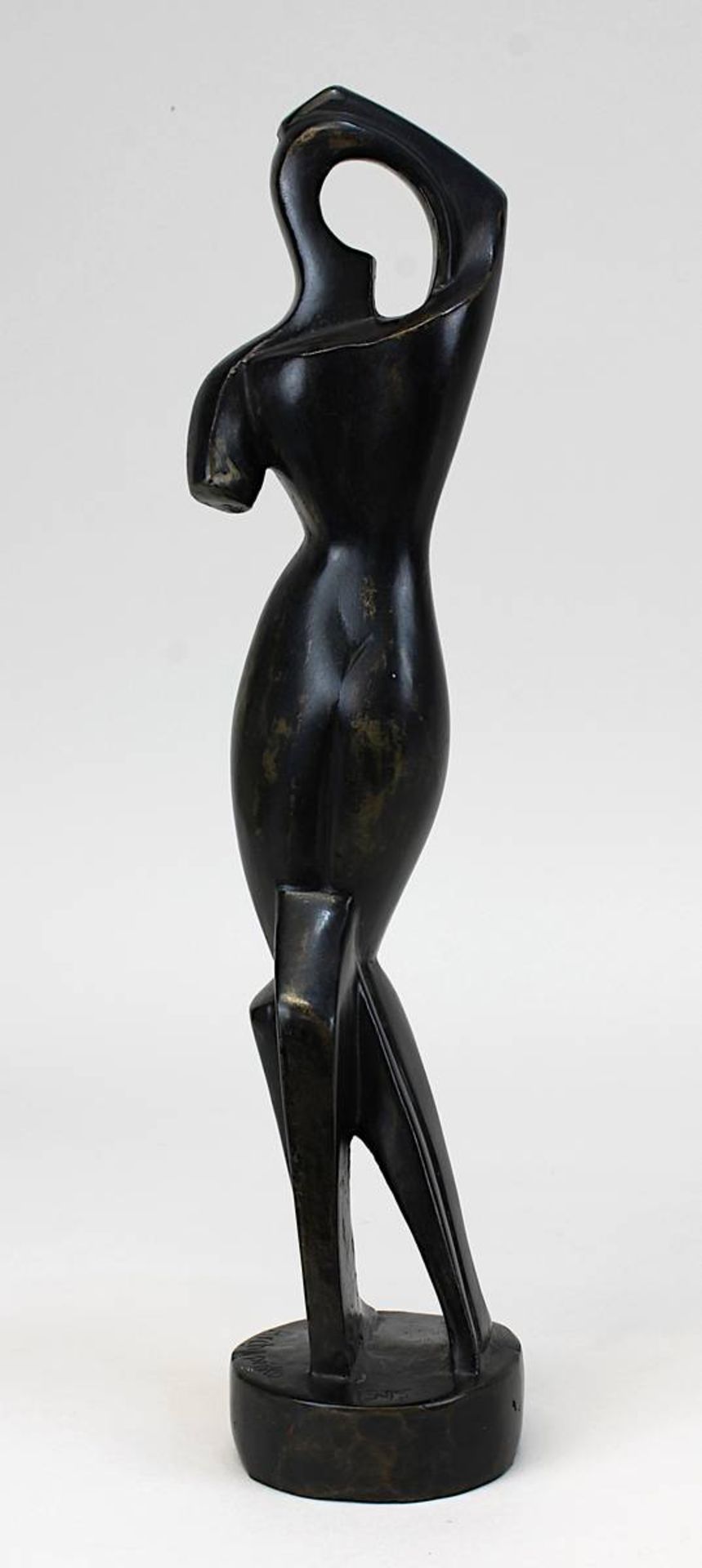 Archipenko, Alexander “Nachguss”, (Kiew 1887-1964 New York), weibl. Akt, Bronze, auf der Plinthe - Image 3 of 6