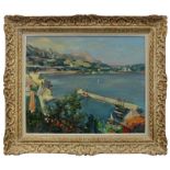 Bagarry, Adrien Pierre (1898 - 1949), Französischer Maler, Französische Mittelmeerküste, Öl auf