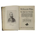 Friedrich Wolf "Die Krone alles Wissens o. Das Buch der Weisheit", Ernst Fiedler Verlag Leipzig, mit