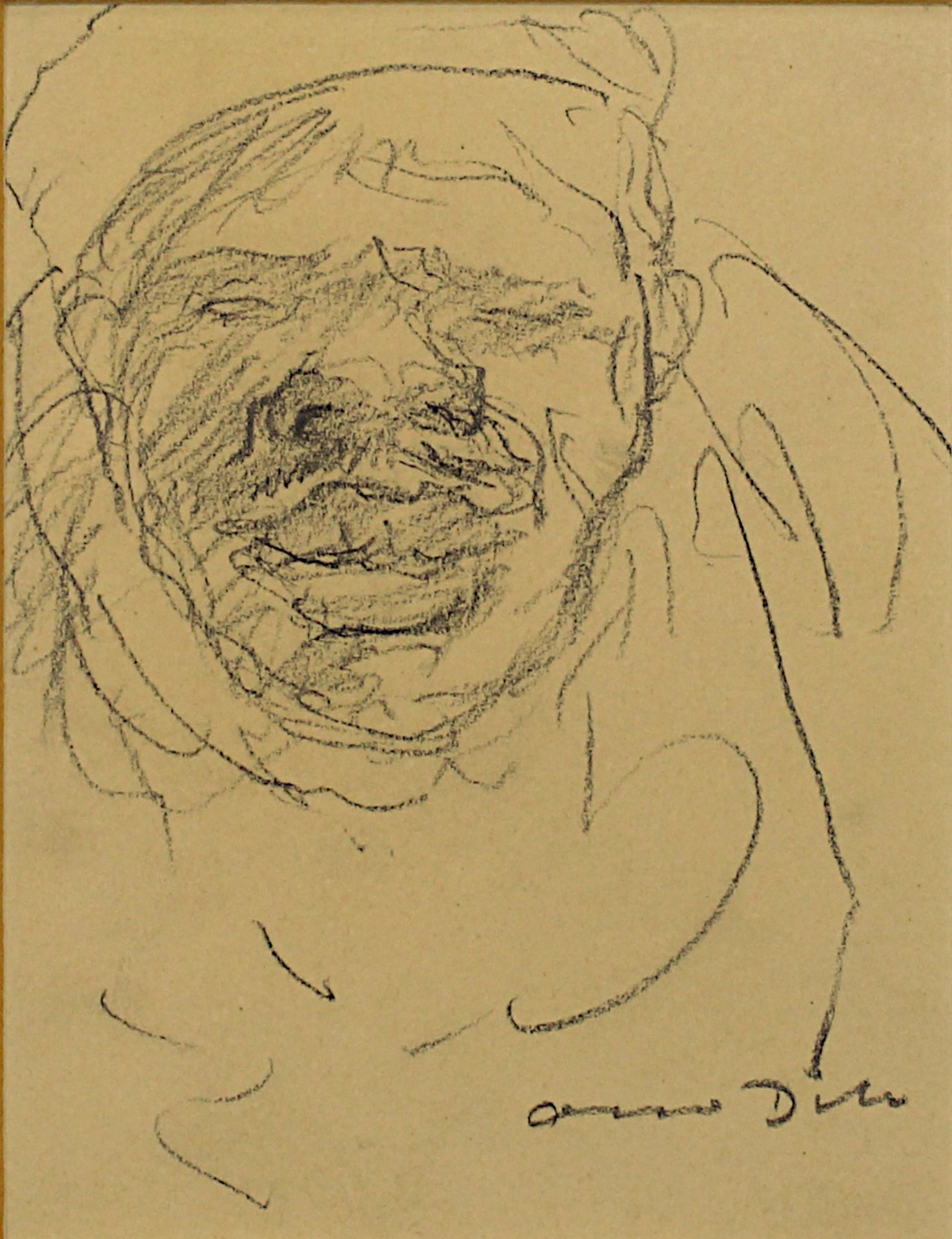 Dill, Otto (Neustadt an der Weinstraße 1884 - 1957 Bad Dürkheim), Porträtkopf eines Afrikaners, - Bild 2 aus 2