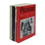 4 Bände zu Georges Bloch "Pablo Picasso - Katalog des graphischen Werkes", Band 1 "Katalog des