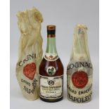 Zwei Flaschen Cognac Napoléon Grand Empereur, Réserve Prince Impérial, VSOP, 1970er Jahre, Etienne